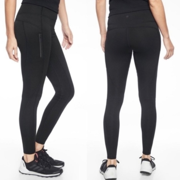 Athleta PrimaLoft Ridge Tights Black Women's Small - Picture 1 of 12